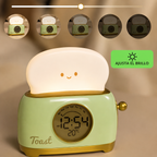 Reloj Despertador en Diseño de Tostadora para Niños.
